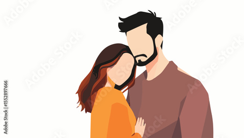 man and woman - husband and wife - couple vector