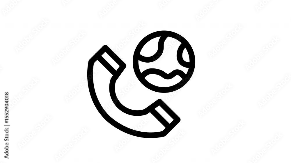 phone minimalist stroke animation phone minimalist stroke animation