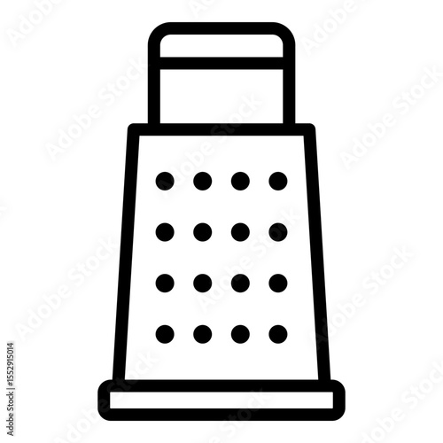 Grater icon. Vector line icon
