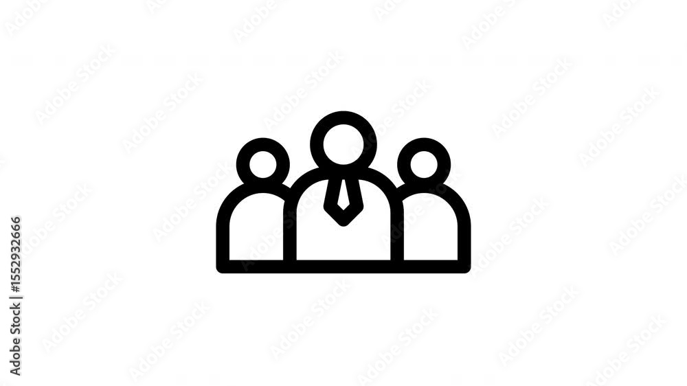 teamwork minimalist stroke animation teamwork minimalist stroke animation