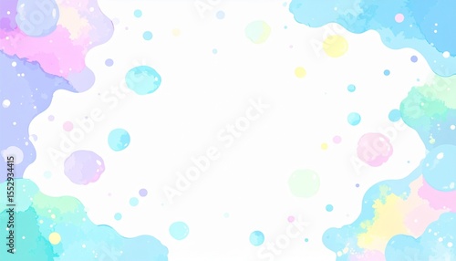 Wallpaper Mural ポップな背景、かわいいイラスト素材 Torontodigital.ca