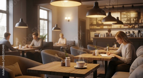 Favorite Corner in a Cafe