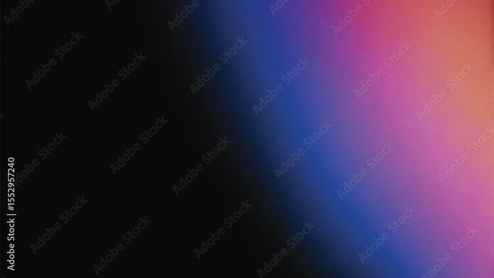 Obraz premium Abstract motion of colorful rainbow light rays on a dark background