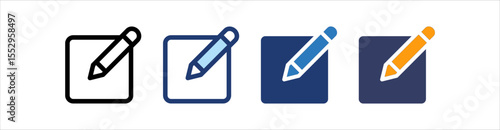 Edit Icon Set Multiple Style Collection