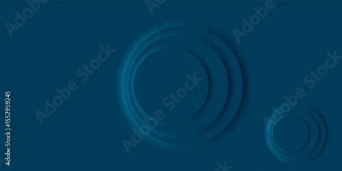 Abstract Blue Background with Overlapping Circle Graphics and Light Effects  ilustrator vektor eps10