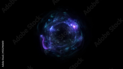 Blue wave sparkle exploding power motion effect overlay
