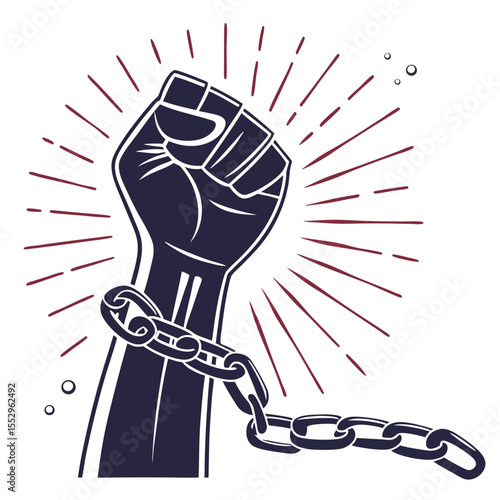 -minimalist-vector-of-a-raised-fist-with-rays-and-.eps