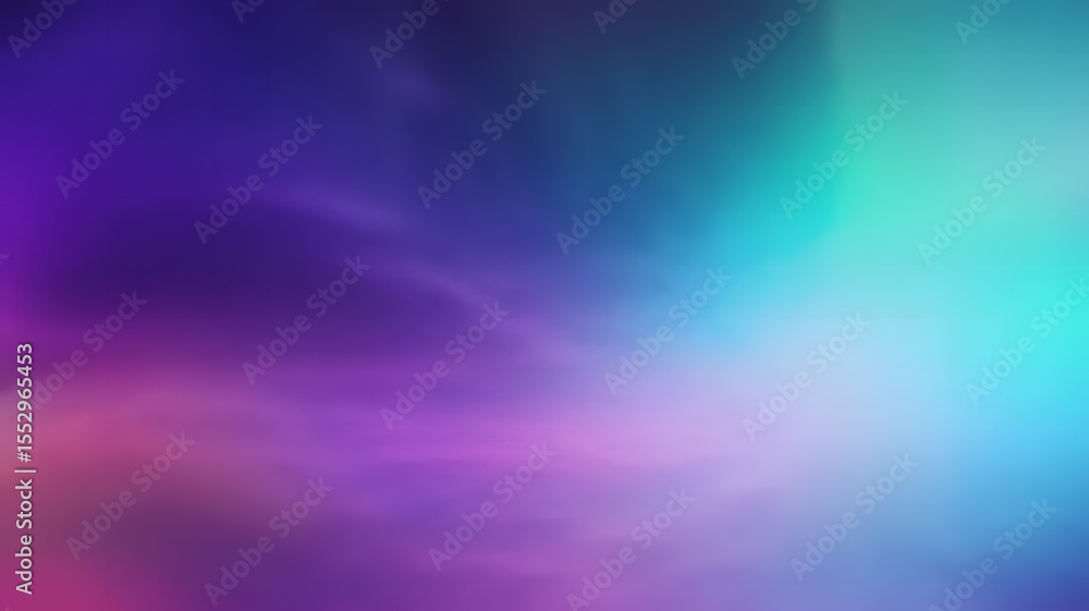 Fototapeta premium Dreamy Abstract Gradient with Seamless Blend of Purple, Turquoise, and Pink