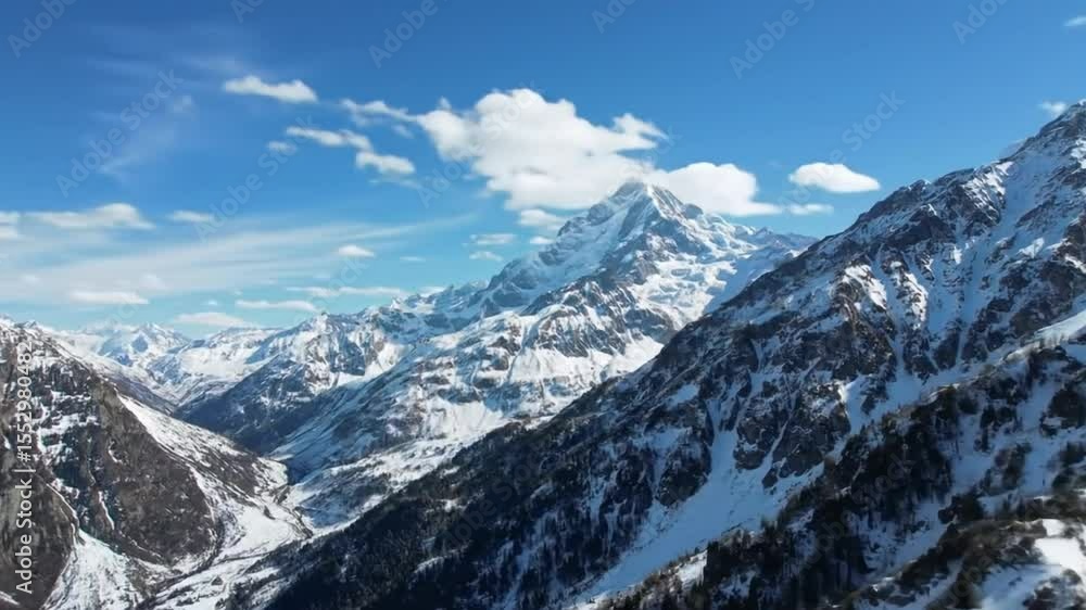 Majestic Snow-Capped Mountain under Clear Blue Sky
Majestic Snow-Capped Mountain under Clear Blue Sky