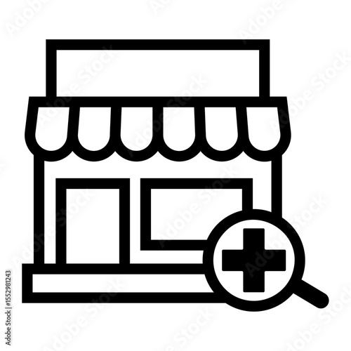 pharmaceutical Line Icon