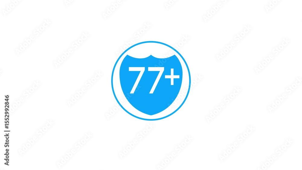 18 plus Adults content. Age restriction text number animation. 18 plus Adults content. Age restriction text number animation.