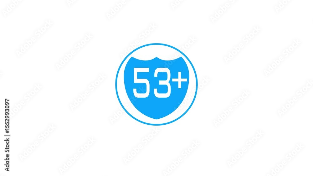 18 plus Adults content. Age restriction text number animation. 18 plus Adults content. Age restriction text number animation.