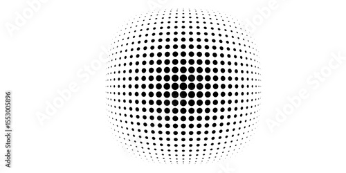 Halftone gradient. Dotted gradient, smooth dots spraying and halftones dot background seamless horizontal geometric pattern vector template set. unique dots modern circles