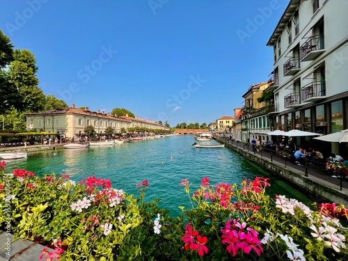 view of the old town of Peschiera del Garda
