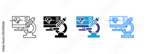 Biomedical Multipel Icon Set.