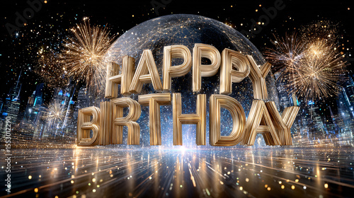 birthday party balloons, colourful balloons background and birthday cake with candles	