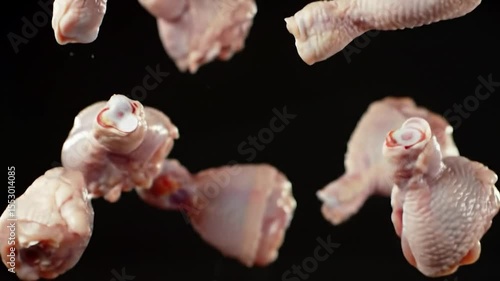 Delicious Chicken Drumsticks: Dynamic Food Video Footage