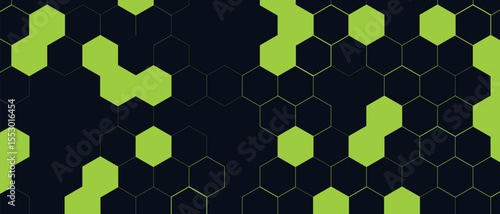 Abstract Honeycomb Structure — Medical and Technology Background