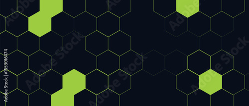 Abstract Honeycomb Structure — Medical and Technology Background