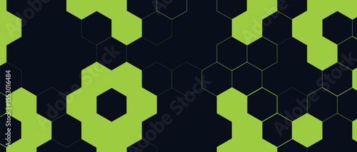 Abstract Honeycomb Structure — Medical and Technology Background