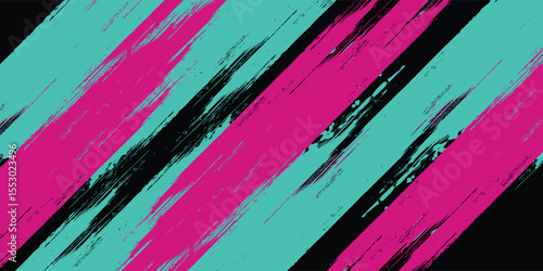 Car sticker wrap banner abstract sporty lines pink blue greenish grunge color combination brush storm thunder modern pattern racing motorsport.