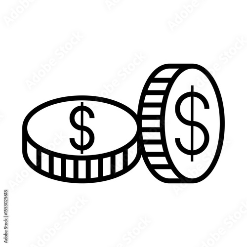 Coin Symbol Icon Design