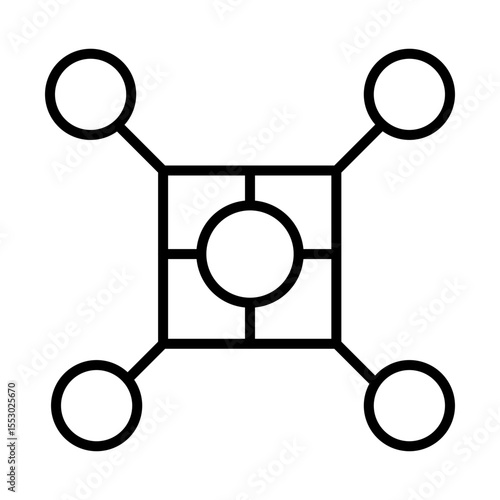 Blockchain Node Icon Design