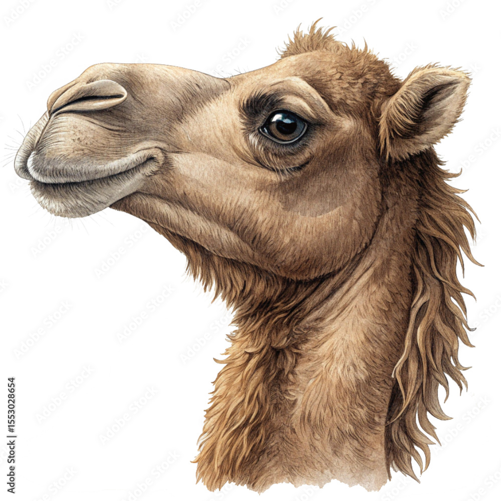 Obraz premium Smiling Camel Portrait