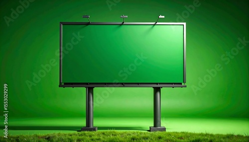 Green Billboard Mockup.