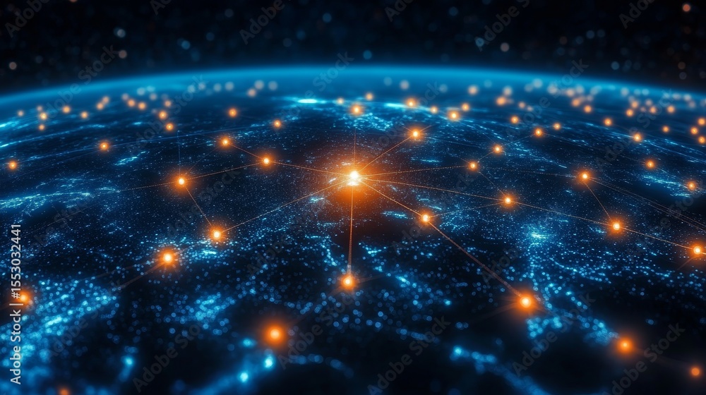 Obraz premium Geospatial Analysis with High Technology Networks for Enhanced Business Intelligence Solutions