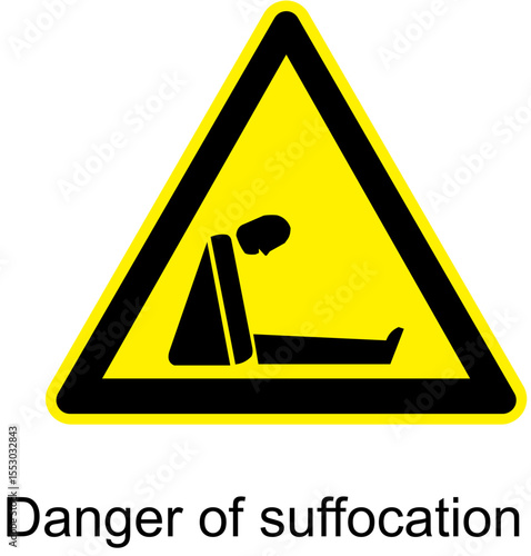 Danger of Suffocation Sign Clipart