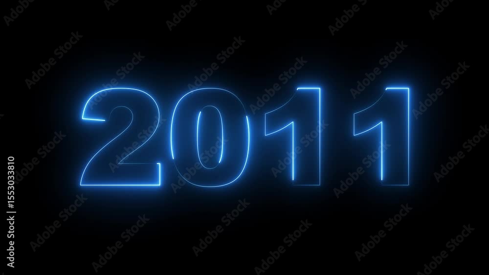 2011 neon line text. Abstract 2011 neon text animation, Glowing neon number text background. video animation . important year, important date 2011. Educational mathematics 2011 animation. 2011 neon line text. Abstract 2011 neon text animation, Glowing neon number text background. video animation . important year, important date 2011. Educational mathematics 2011 animation.