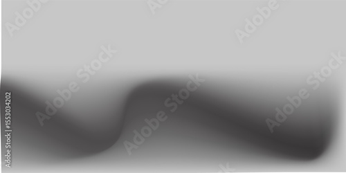 abstract simple geometric black white gradient smooth wavy lines pattern can be used background.