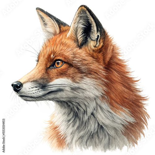 Fox Facing Right