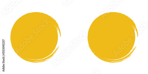 Ink spot dot round smear print silhouette set. Wet dry sponge brush circle shape sticker backdrop grunge sale sticker graffiti detail trace dirty texture splat banner drip dot print isolated