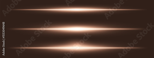 Light burst set. Intense Orange beam with sparkles and soft particles over black, fitting for space, energy, or futuristic interface design.