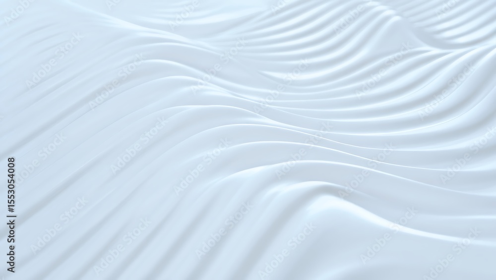 Obraz premium Abstract Smooth Wave Patterns Evoking Flowing Water or Silk Textures