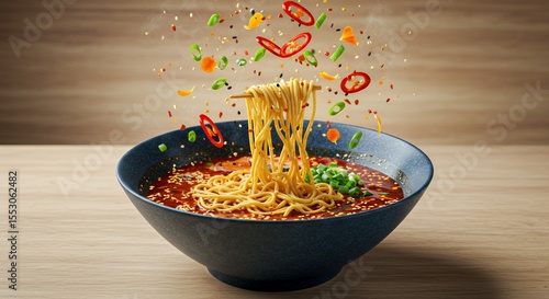 Spicy Noodles Exploding with Flavor: A Culinary Delight