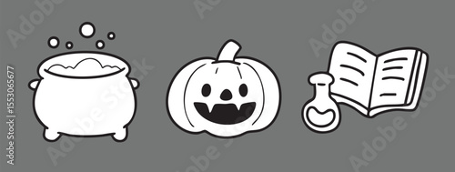 Cartoon, element, ghost in a cloak, autumn, Halloween, illustration, cute picture, hand-painted