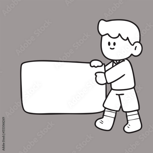 Cute cartoon, children, school age, illustration, hand drawn
