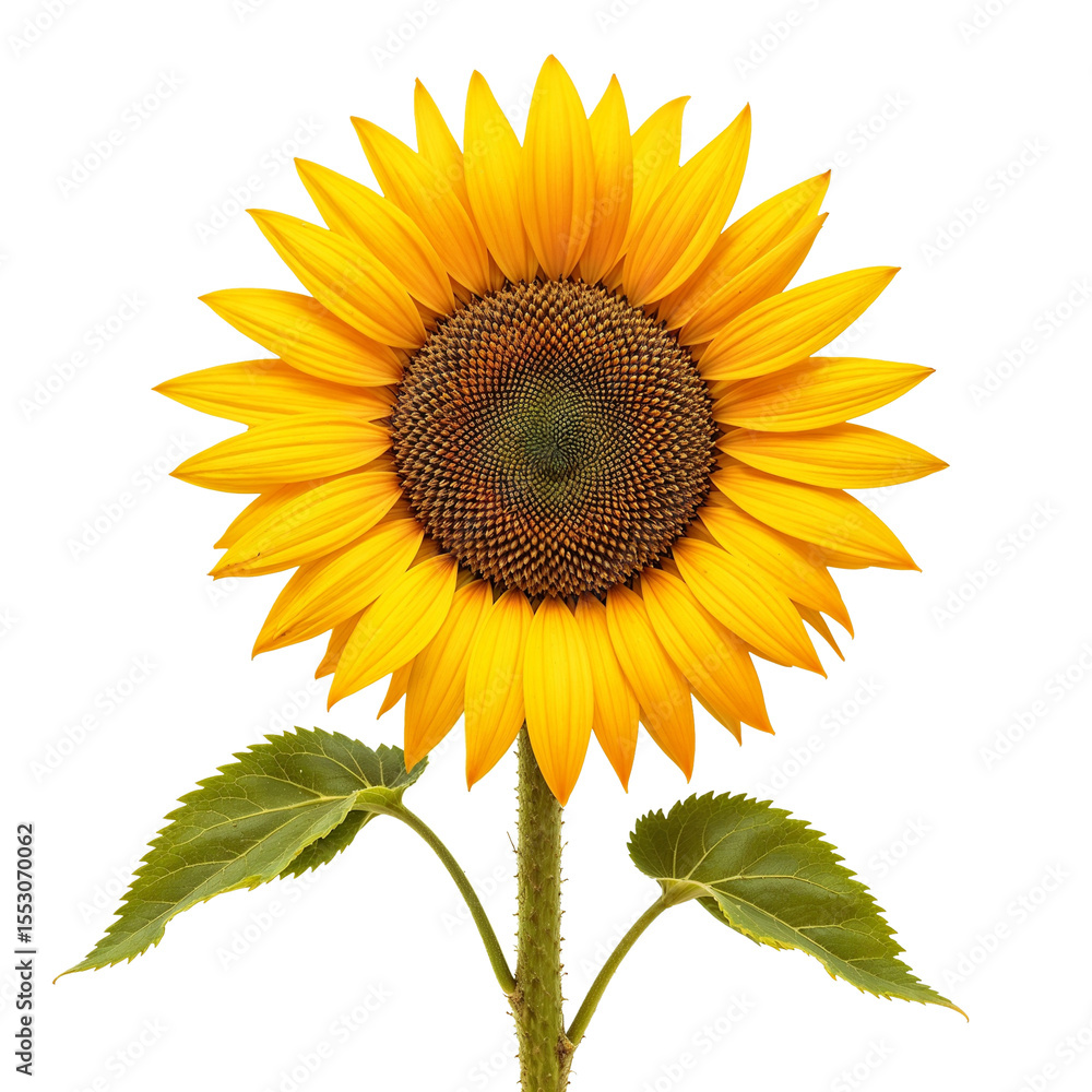 Obraz premium sunflower isolated on white