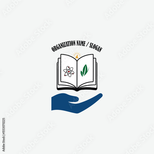 3351 educational logo school college university learning institute book academy organization