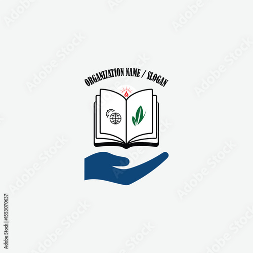 3357 educational logo school college university learning institute book academy organization