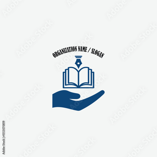 3361 educational logo school college university learning institute book academy organization