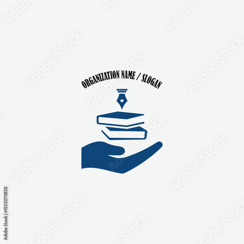 3362 educational logo school college university learning institute book academy organization