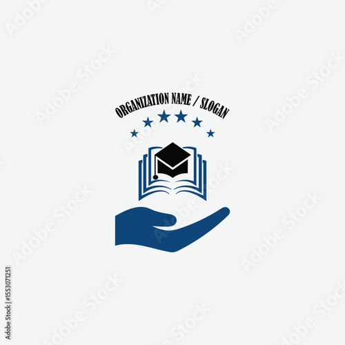 3369 educational logo school college university learning institute book academy organization