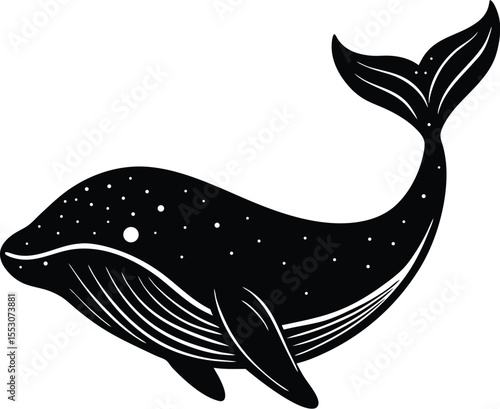 Silhouette of a Whale