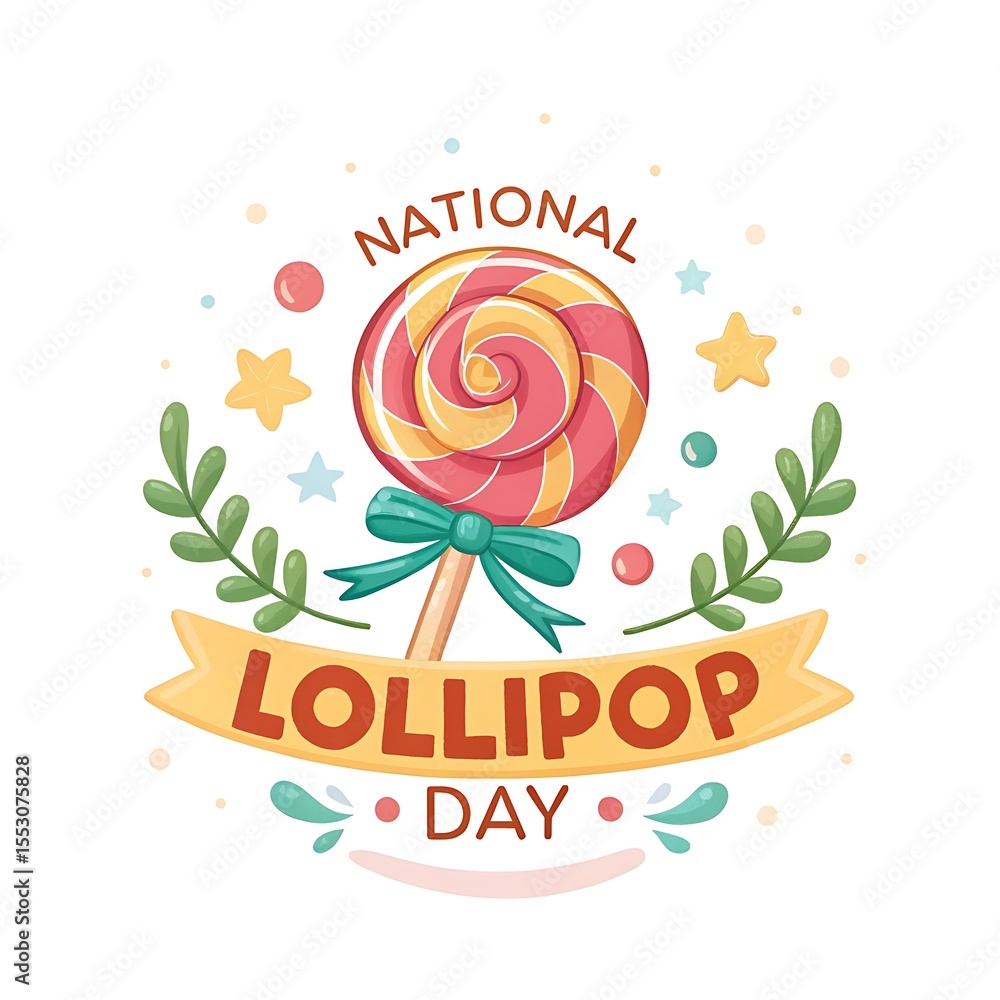Fototapeta premium National Lollipop Day 