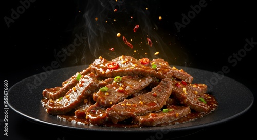 Sizzling Beef Stir-Fry: A Culinary Delight in Rich, Savory Sauce