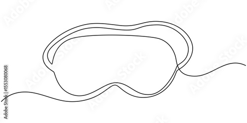Hand drawn sleeping strip, Soft black sleep mask outline, sleep mask continuous one line drawing, Eye mask Icons pack in outlined and flat versions, Eye mask Icons set in solid and thin line style